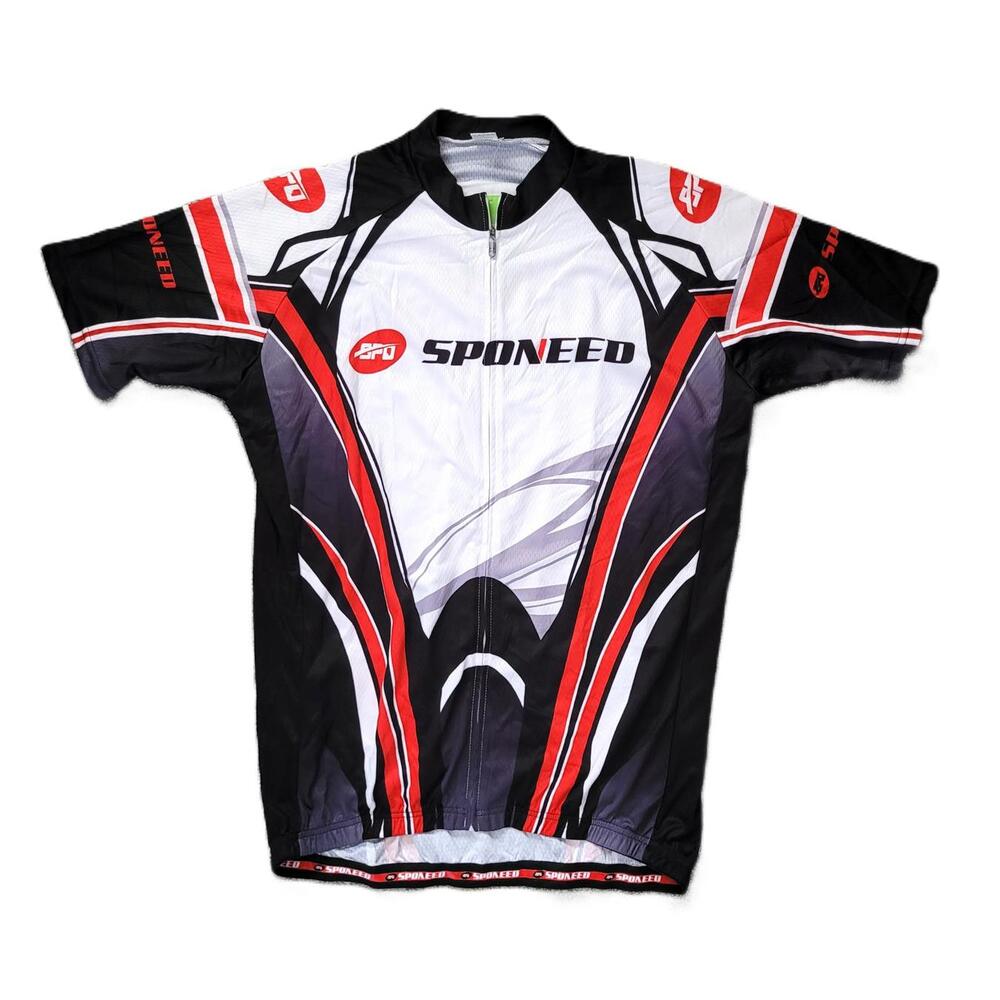 Sponeed Men’s XXL Cycling Jersey Full Zip Bike Shirt